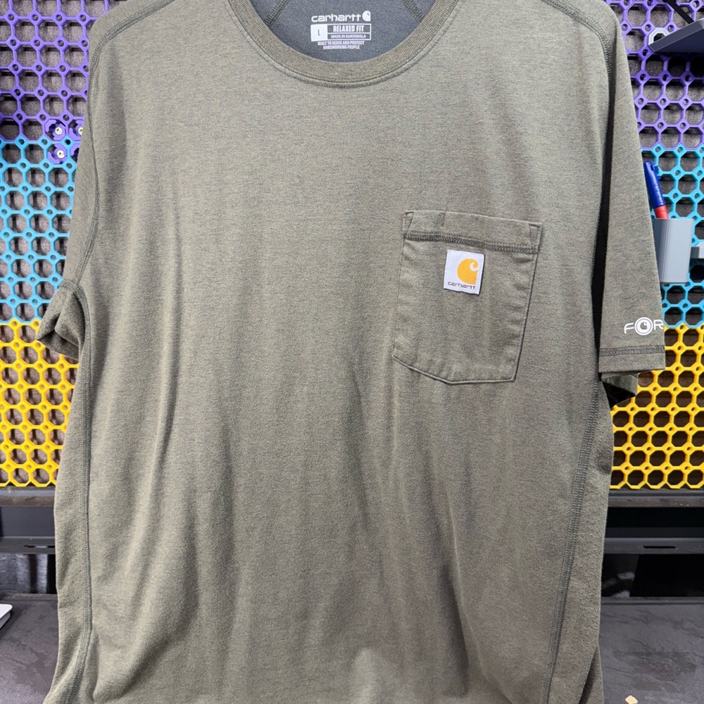 Carhartt Men's Short Sleeve Tee in Olive